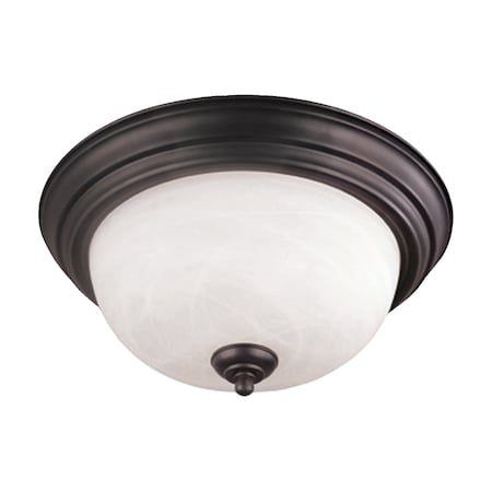 Tahoe 14'' Wide 2-Light Flush Mount, Painted Bronze